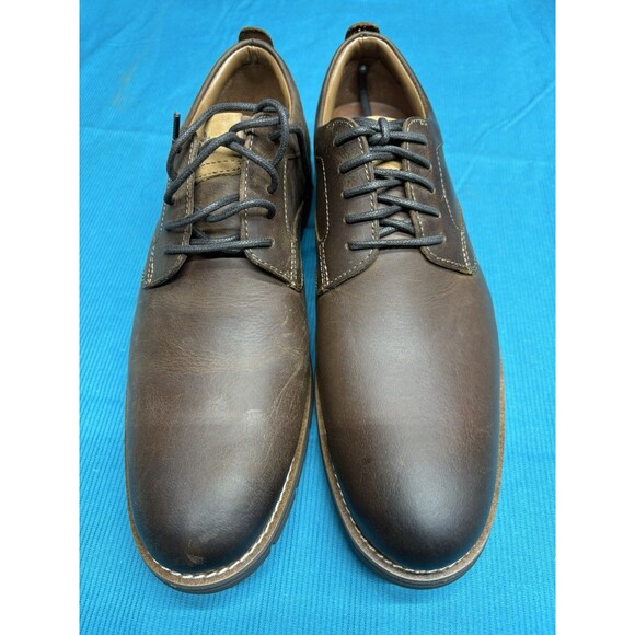 Dockers Nathan Men’s Business Casual Shoes Dark Brown Leather Size 10.5 M main image 11